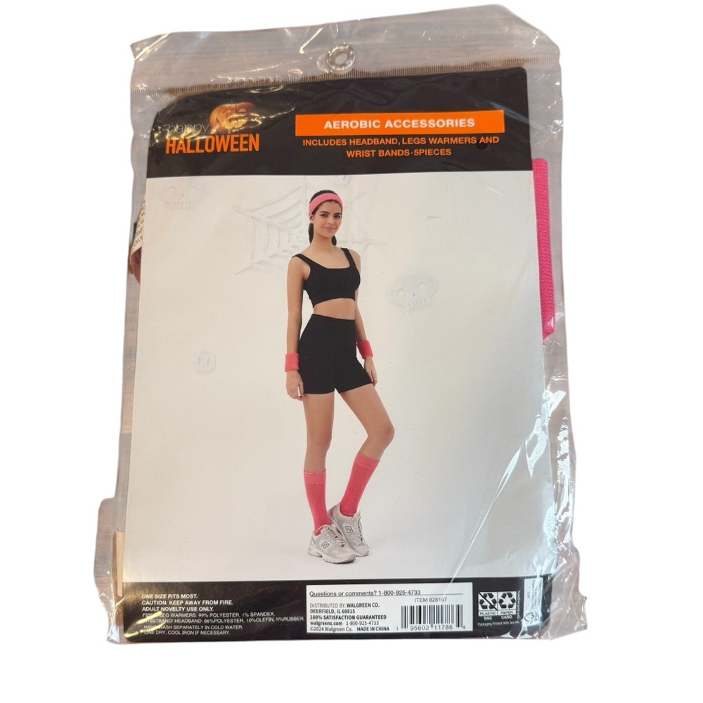 Pink Halloween Aerobic Accessories Cosplay Costume Accessories Brand New